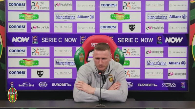 Ternana, Abate: “Gubbio avversario tosto”