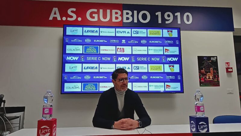 Gubbio, Fontana: “La Ternana ha un potenziale incredibile”