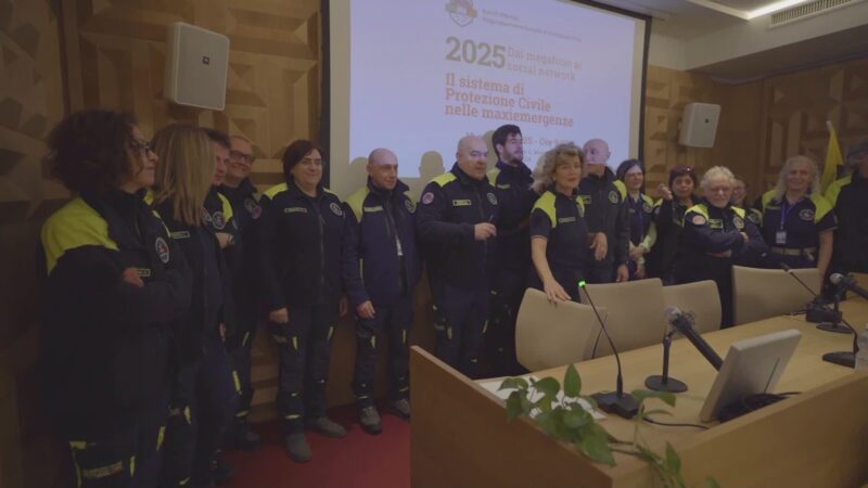 Celebrato decennale fondazione raggruppamento Protezione Civile