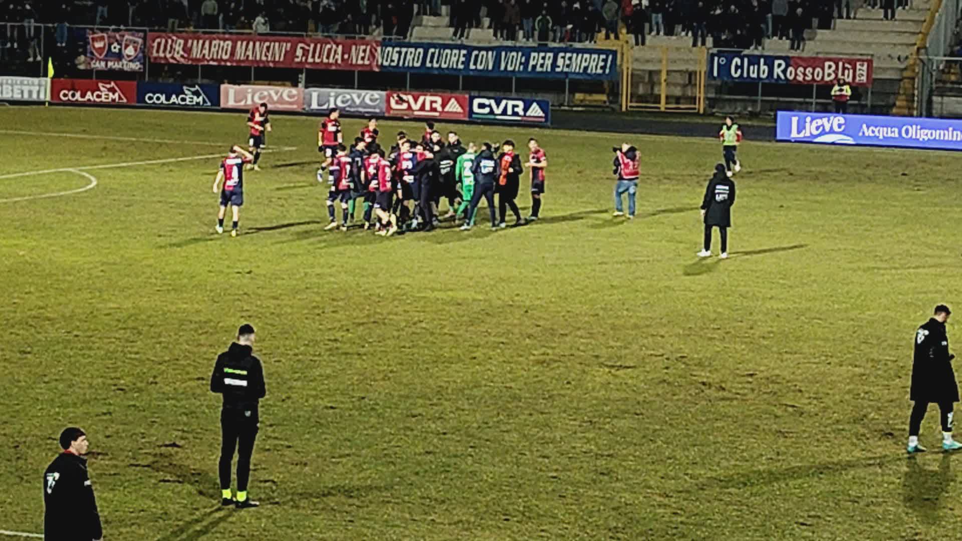 Gubbio-Perugia 1-0: Grifo punito al 92′, rossoblù esultano con Rosaia