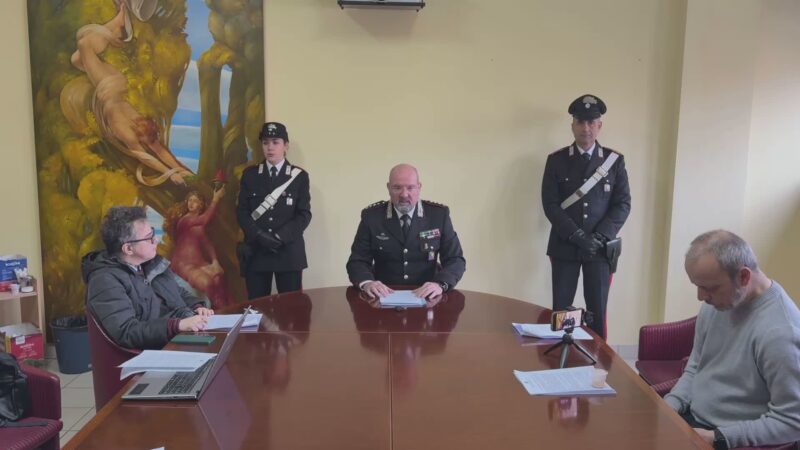 Il 2024 dei carabinieri ternani: stamattina la conferenza