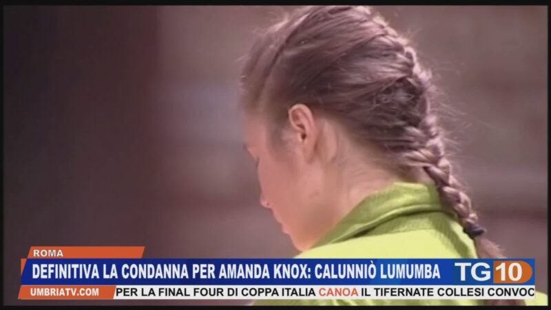 Definitiva la condanna per Amanda Knox: calunniò Lumumba