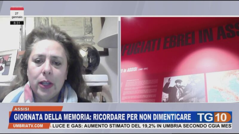 Giornata della Memoria: a UTV Marina Rosati (Museo Memoria Assisi)