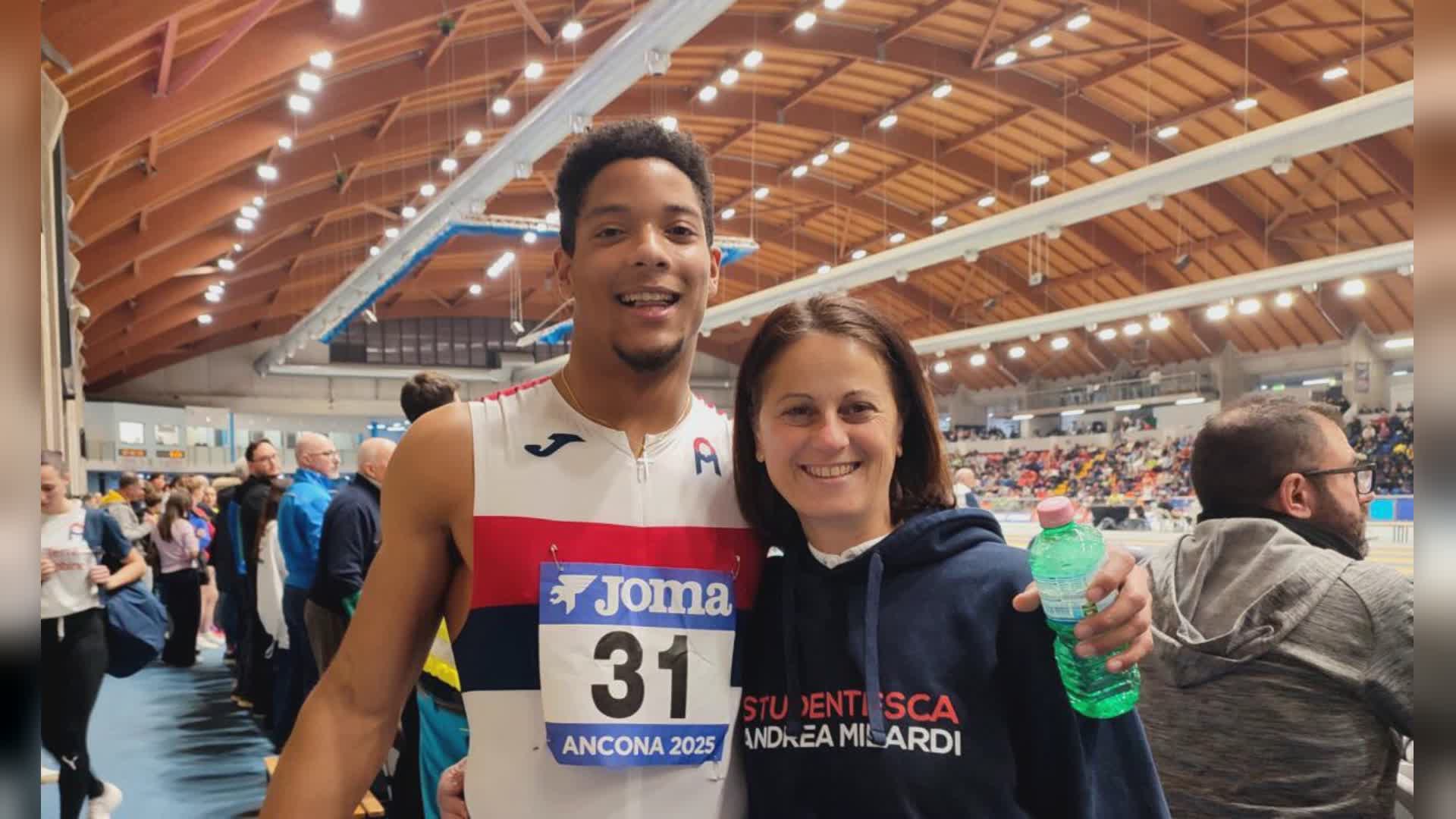 Un oro e un argento per Junior Tardioli ai Campionati indoor promesse