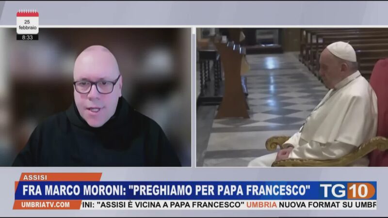 Fra Marco Moroni a UmbriaTv: “Preghiamo per Papa Francesco”