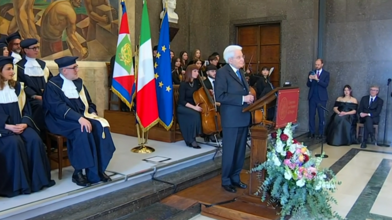 Mattarella alla Stranieri: la cronaca live della giornata