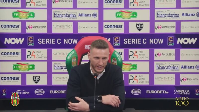 Ternana-Torres, Abate: “La mia squadra si è superata”