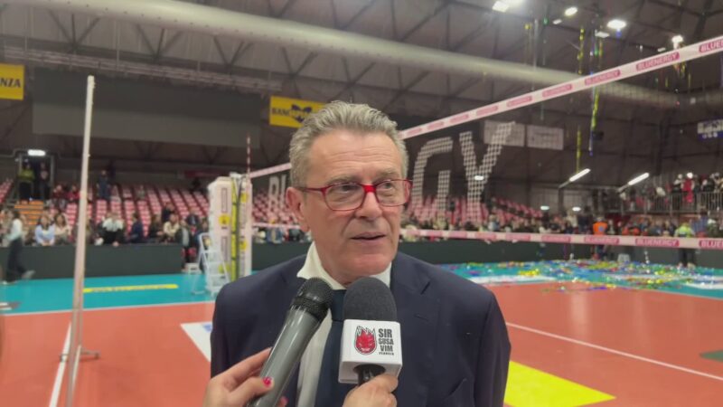 Sir Perugia, Lorenzetti: “I playoff sono diversi”