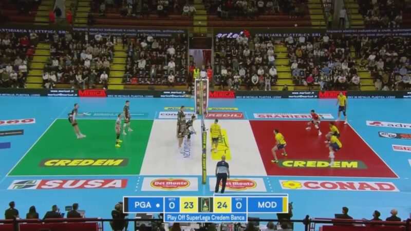 Play off: Sir parte bene battuta Modena 3-1