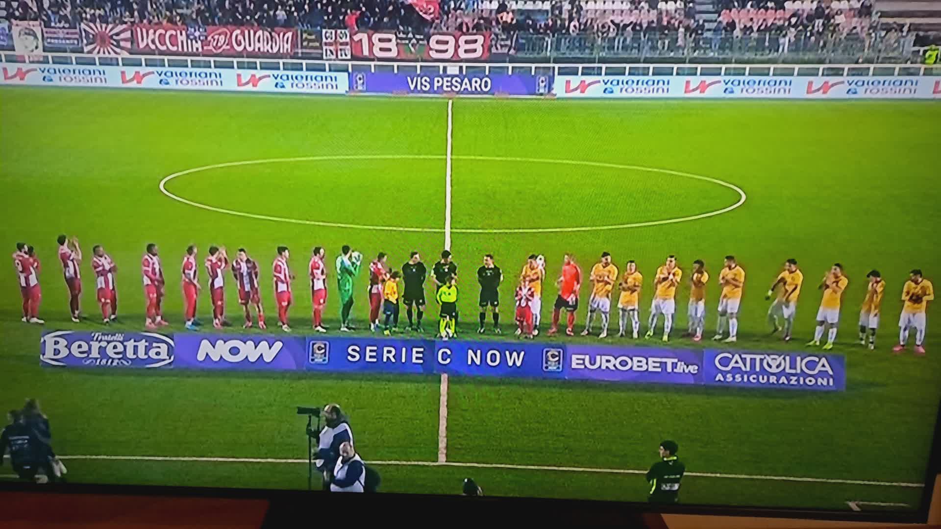 Gubbio sfortunato: finisce 1-1 a Pesaro