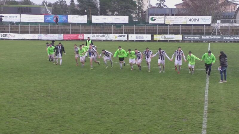 Fezzanese-Trestina 1-1,Eccellenza: Sansepolcro in semifinale