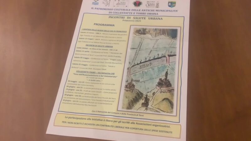 Presentato progetto ‘Vivi bene Valnerina’ i percorsi del benessere