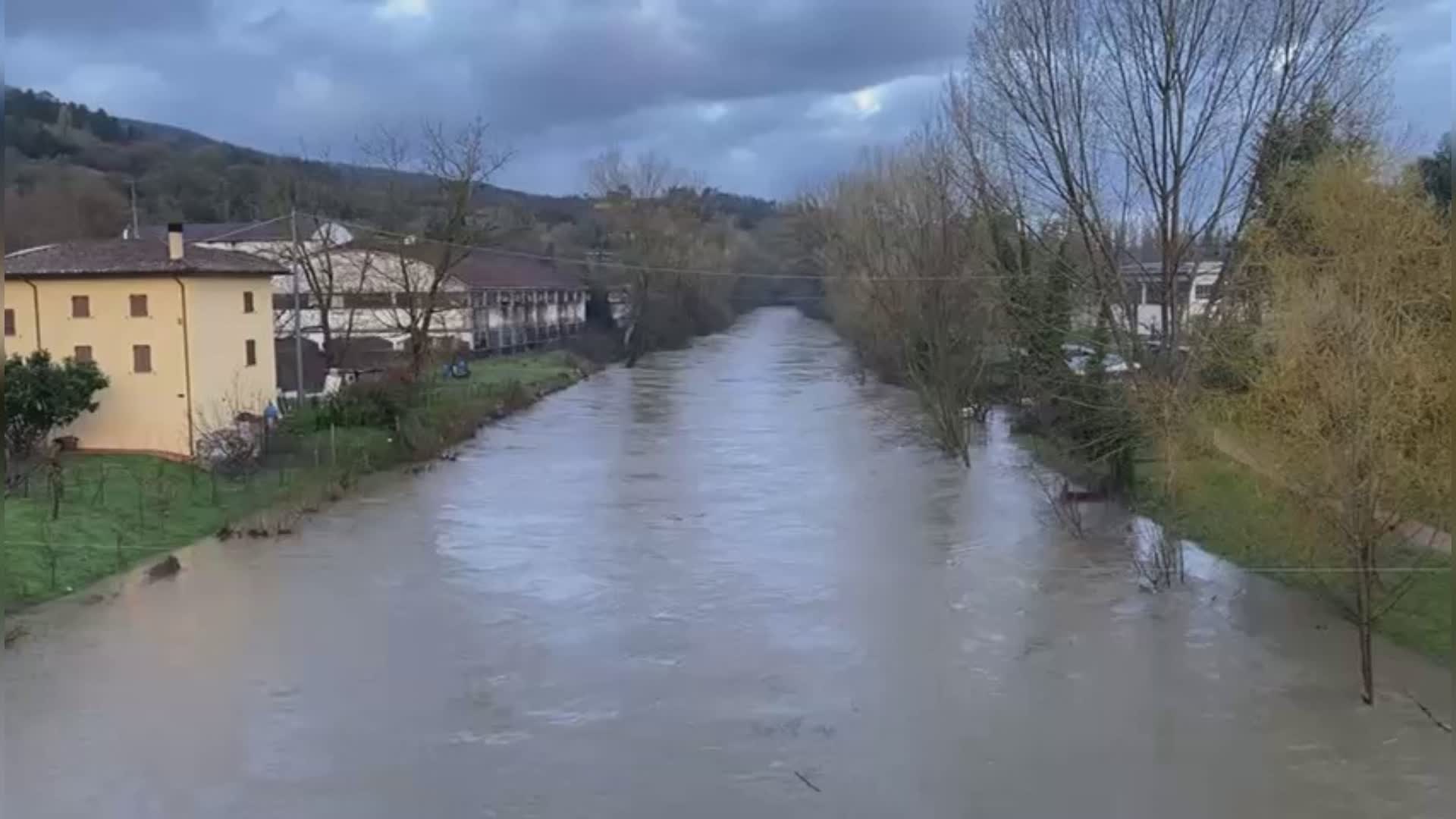 Maltempo: attivati i pannelli di allerta lungo il Tevere