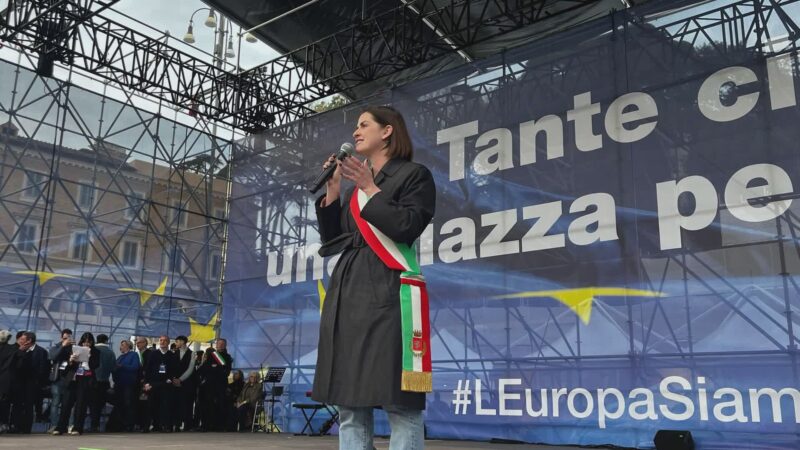 La sindaca Ferdinandi protagonista a Piazza del Popolo