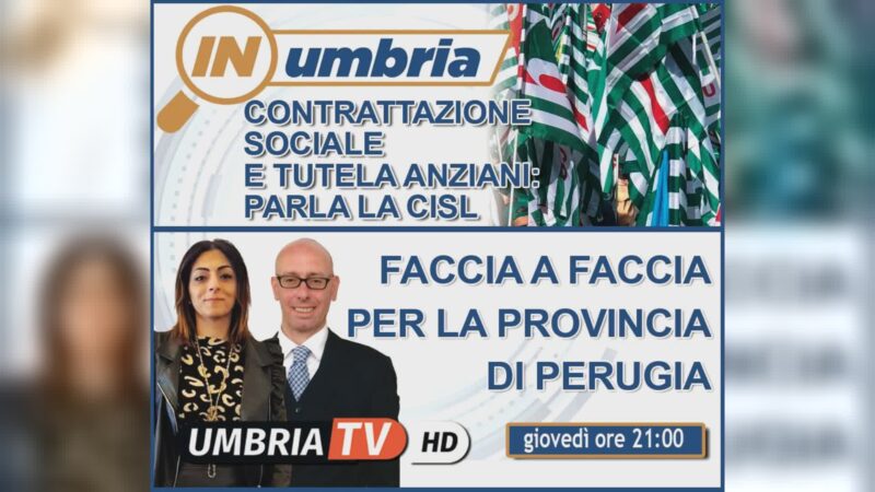 Terza età, crisi sociale e confronto Province a “In Umbria”