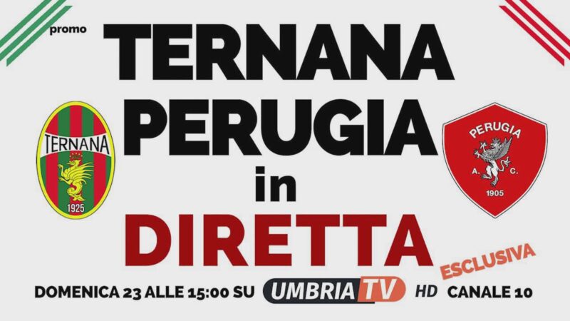 Perugia-Ternana in diretta su UTV: tornano Capuano e Angella